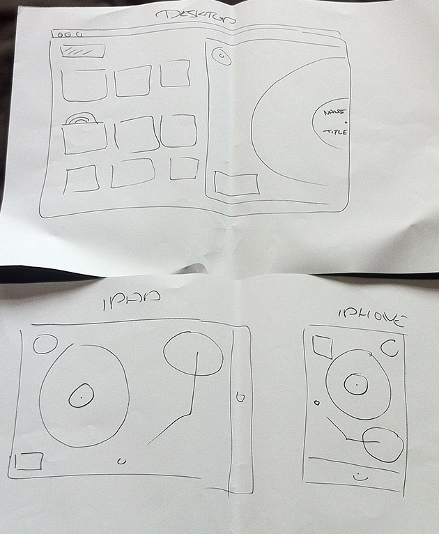 Groovedeck concept sketches